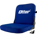 Otter Pro Sidekick Jump Seat - #201619, a cushioned, adjustable blue fishing seat with durable fabric and sturdy black side supports designed for comfort during fishing or outdoor activities.