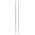 Four long, narrow aluminum strips with evenly spaced holes designed as Otter Sled & Fish House HDX Hyfax/Runner Kits for durable fishing tackle and ice fishing equipment.