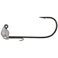 Owner Range Roller fishing hook with a weighted silver head and a sharp, curved black hook designed for effective fishing tackle use.