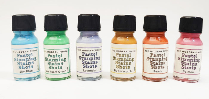 Stunning Stain Shots in Pastel