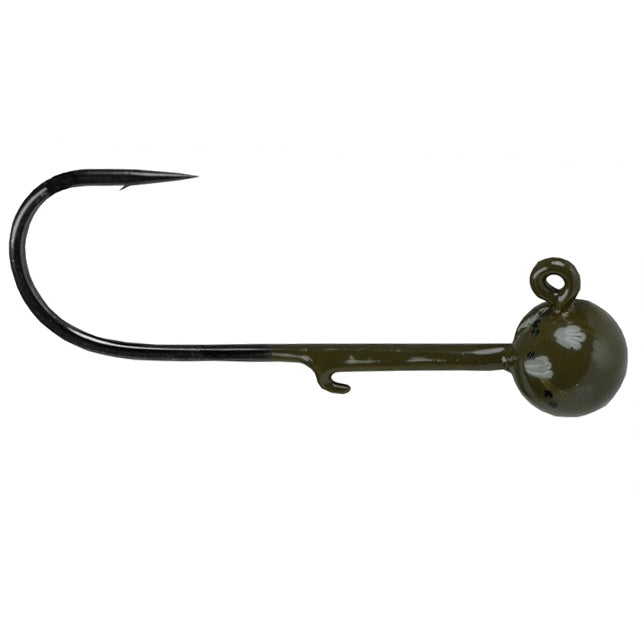 Picasso Lures Tungsten Ball Jig with a sharp fishing hook and a rounded tungsten ball head designed for effective fishing tackle use.