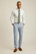 Portuguese Stretch Chambray Suit Pant