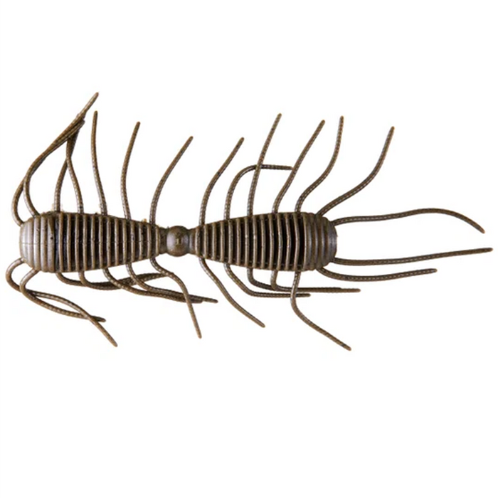 Close-up of the Raid Magnum 2 Way fishing lure, featuring a segmented body with multiple slender appendages designed to mimic underwater prey for effective fishing tackle use.