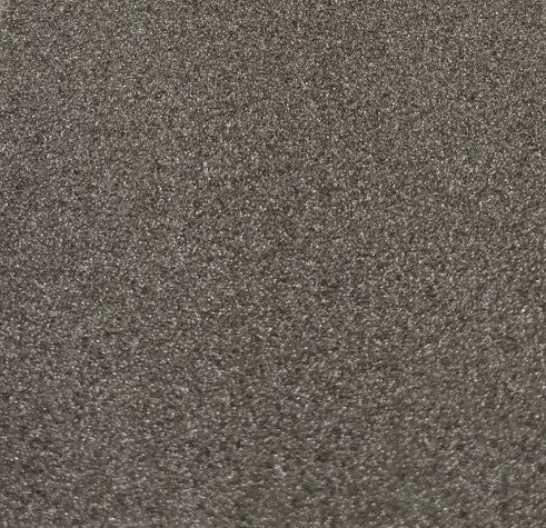 Close-up view of textured olive green foam material, showcasing the dense and durable surface of Rainy's Evazote Foam used for fishing tackle applications.