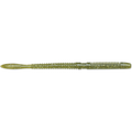 Rapala CrushCity Janitor soft fishing lure in translucent olive with gold flakes, designed for effective musky fishing and compatible with various fishing tackle setups.