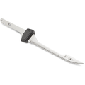 Rapala Finesse Replacement Blades shown with a sharp, serrated stainless steel blade and a black plastic handle attachment designed for precision fishing tackle use.
