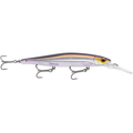 Rapala Precision Xtreme Mavrik Deep 110 fishing lure in detailed natural fish pattern with three treble hooks and an extended diving lip for deep water fishing.