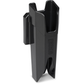 Rapala Smart Hub Rod Storage in black durable plastic designed to securely hold and organize fishing rods, featuring a compact vertical design ideal for fishing tackle storage.