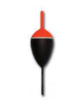 Raven Balsa Float Fast Shallow (2-Pack) showing a fishing float with a bright orange top, black body, and a slim stem for shallow water fishing and precise bite detection.