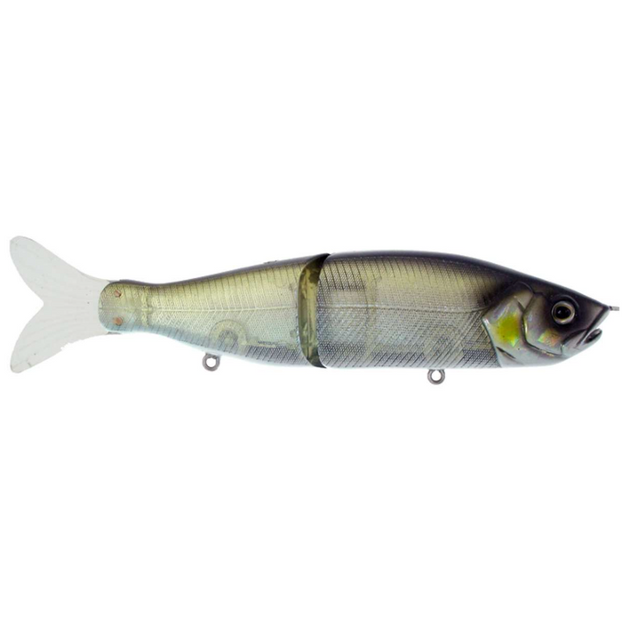 River2Sea S-Waver 120S Glide Bait in realistic fish design with segmented body and translucent tail, ideal for fishing lures and tackle enthusiasts.