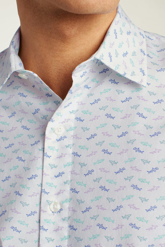 Riviera Short Sleeve Shirt - white so-fish-ticated