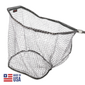 RS Nets King Net featuring a large, durable mesh net with a black reinforced frame, designed for efficient catch and release of fish, made in the USA.