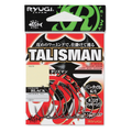 Ryugi Talisman Hook package displaying multiple sharp black fishing hooks designed for precision and durability, suitable for fishing tackle enthusiasts.