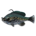 Savage Gear 3D Pulsetail Bluegill RTF fishing lure designed to mimic a bluegill fish with realistic details and an integrated hook for effective fishing tackle use.