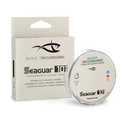Seaguar BasiX Fluorocarbon fishing line spool and packaging, featuring strong, soft, and smooth casting line designed for precision and durability in fishing tackle.