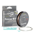 Seaguar TactX Braid fishing line kit featuring a spool of camouflaged 4-strand braid and clear fluorocarbon leader for precision casting in musky and freshwater fishing.