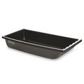 Shappell Jet Sled XL in black, a durable plastic utility sled designed for transporting fishing tackle and gear on snow or ice surfaces.