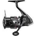 Shimano Vanford A spinning reel in sleek black, featuring ergonomic handle and advanced design ideal for fishing rods and reels in a premium tackle setup.