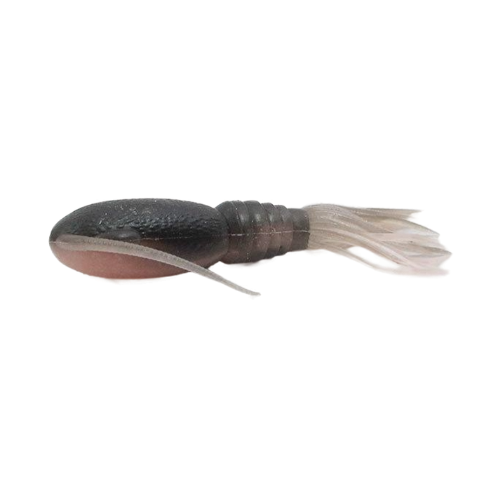 Signal Mamba Slim fishing lure in dark and translucent colors with a segmented body and multiple soft, flexible appendages designed for realistic underwater movement.