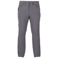 Simms Challenger Pants - Men's in gray color, durable fabric with belt loops, front button closure, slant and coin pockets, designed for comfort and outdoor fishing activities.