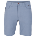 Simms Challenger Short - Men's in light blue, featuring belt loops, front button closure, and pockets, designed for comfort and mobility during fishing activities.