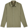 Simms Harbor Shackett - Men's in olive green with long sleeves, button-front closure, and a soft inner lining designed for outdoor fishing comfort and durability.
