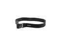 Simms Neoprene Wading Belt in black with adjustable strap and secure buckle, designed for durability and comfort during fishing activities.