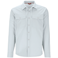 Simms No-See-Um BugStopper LS Shirt - Men's, light-colored long-sleeve fishing shirt with button front, two chest pockets, and tailored for outdoor fishing comfort.
