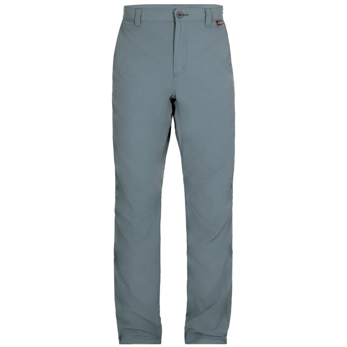 Simms Superlight Pants (Previous Model) in light gray, designed with a slim fit and durable, lightweight fabric suitable for fishing and outdoor activities.
