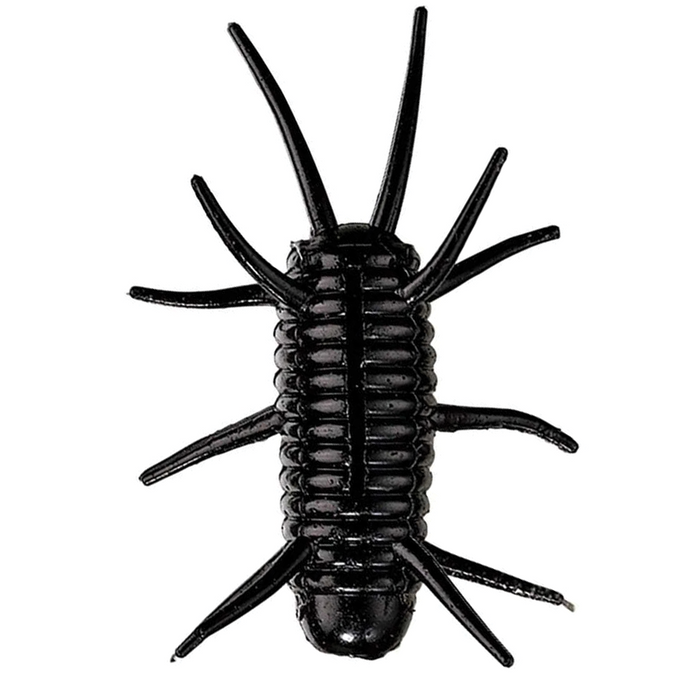Smith Sink Spider fishing lure designed to mimic a small aquatic insect with segmented body and multiple flexible legs, ideal for freshwater fishing tackle.