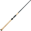 St. Croix Premier - Spinning (New 2026) fishing rod with a sleek black blank and light cork handle, designed for precision and durability in fishing tackle.
