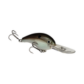 Strike King HC5XD (Standard) fishing lure with a dark scaled body, two sharp treble hooks, and a clear plastic diving lip designed for freshwater fishing tackle.