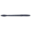 Strike King KVD Perfect Plastics OPT Bullworm 10" soft plastic fishing lure in dark blue with subtle black flecks, designed for effective fishing tackle use.