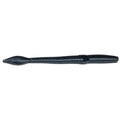 Strike King KVD Perfect Plastics OPT Bullworm 8" soft plastic fishing lure in black with blue flakes, designed for finesse fishing tackle use.