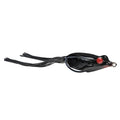 Strike King KVD Sexy Frog fishing lure in black with red eyes, designed as a soft-bodied hollow frog perfect for fishing tackle enthusiasts.