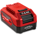 Red and black StrikeMaster Lithium 24V Replacement Battery designed for ice augers, featuring a 4 amp-hour capacity and durable casing for reliable outdoor use.