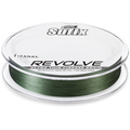 Sufix Revolve Braid fishing line spool in dark green, designed for ultra-thin finesse braid performance, ideal for precision fishing tackle and rods.