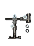 Summit LS Max Pole Mount featuring adjustable knobs and a sturdy mounting base designed for secure attachment to fishing boats or kayaks.