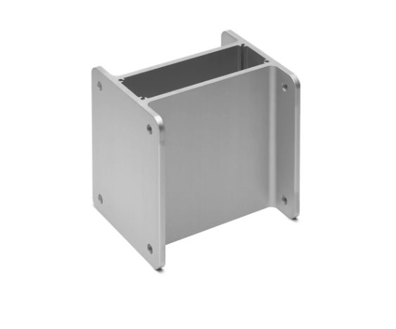 Talon Setback Bracket - 6" 1810220, a sturdy metal mounting bracket with a rectangular shape and pre-drilled holes for secure attachment, ideal for fishing tackle and marine electronics setups.
