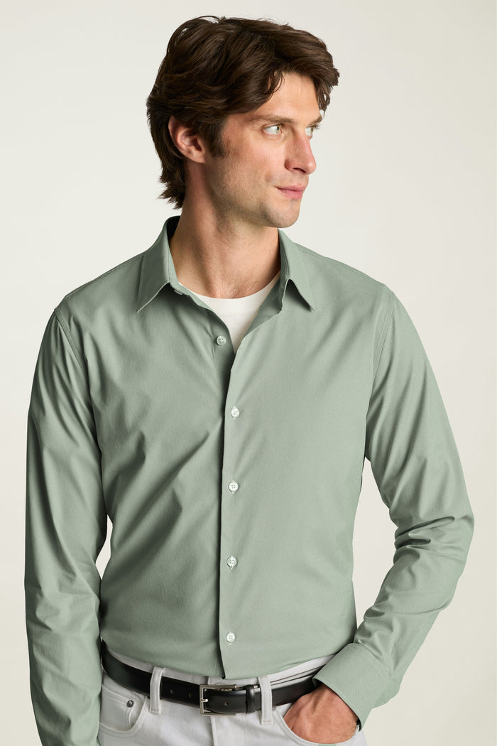 Tech Button Down Shirt