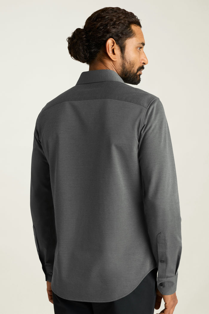 Tech Pique Button Down Shirt