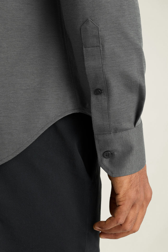 Tech Pique Button Down Shirt