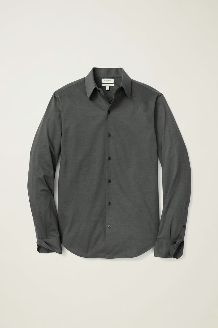 Tech Pique Button Down Shirt