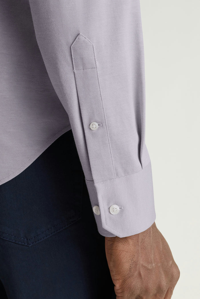 Tech Pique Button Down Shirt