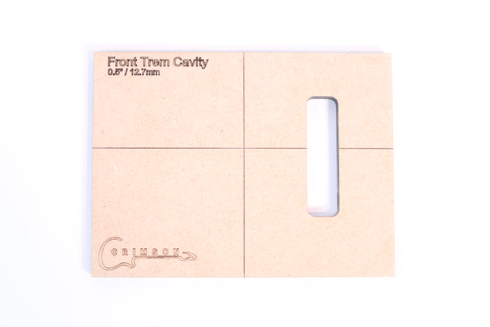 Template - Front Tremolo Cavity