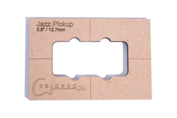 Template - Jazz Type Pickup Cavity 0.5" / 12.7mm