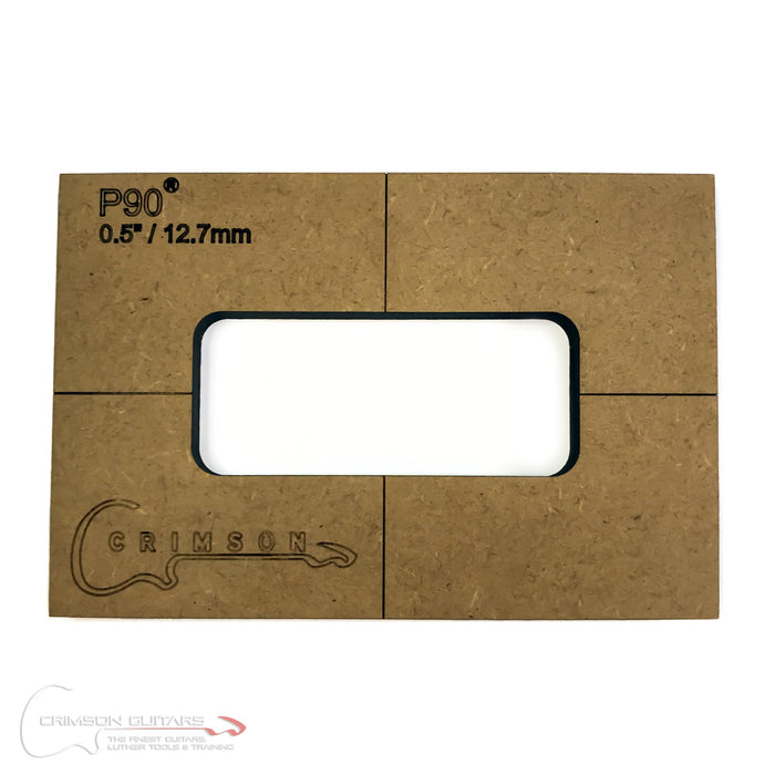Template - P90 Type Pick-Up Cavity 0.5" / 12.7mm