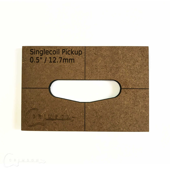 Single Coil Pickup Cavity Template Outer