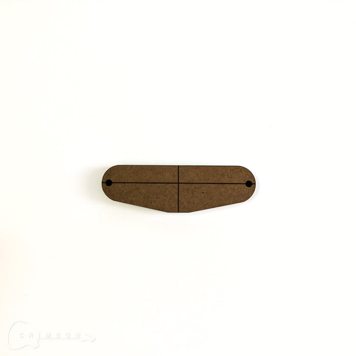Single Coil Pickup Cavity Template Inner