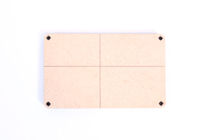Template - Tremolo Cavity Plate 0.5" / 12.7mm